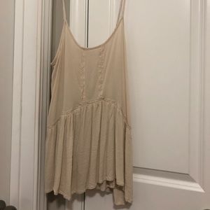 Cream Tank Top